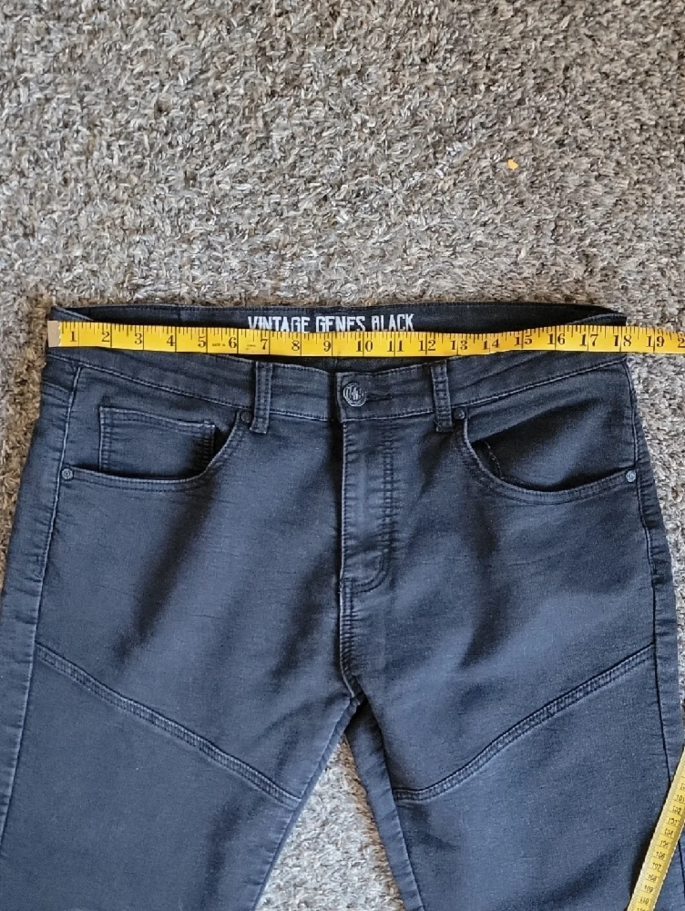 Vintage Genes Black Men's Jeans